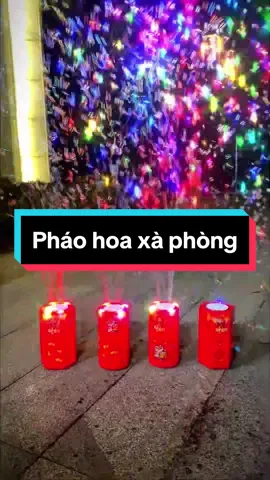 Pháo hoa bong bóng xà phòng có đèn siêu đẹp, đón tết 2024 thôi nào #phaohoabongbongxaphong #xuhuong 