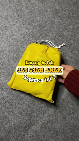 Jas ujan anak gemes bgt model jumpsuit gitu 😍 #jasujananak #jasujanviral #review #foryou #viraltiktok #fyp 