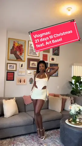 Art Basel Commences 🎉  #Vlogmas #weekendvlog #dayinthelife #miamiblogger #fyp 