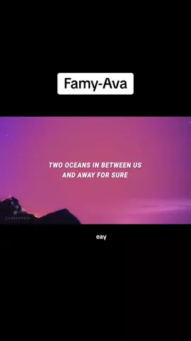 episode 106 famy-ava music video 🎵🔊#famyavaspeedup #music#2022-2023#musicph #fypシ 