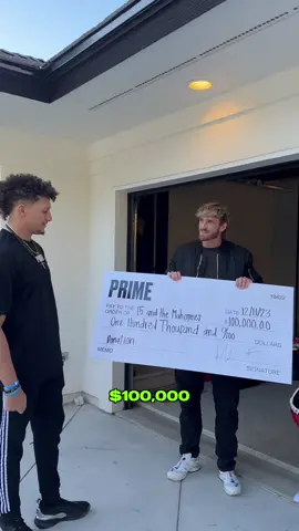 Welcome to Team PRIME, Patrick Mahomes 🎊 #drinkprime 