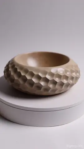 What do you think of this one? Zoetrope Bowl - Hard Maple, 10x3.5” #woodworking #woodwork #woodturning #cnc #lathe  