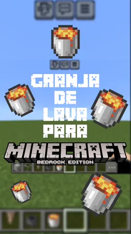 Granja de lava para Minecraft bedrock 1.20 🌋. #minecraftpe #minecrafttutorial #freefirelatino 