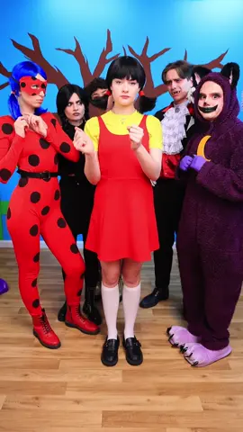 What we do in the Darkness! #squidgame #trend #viral #dance #wednesday #teens #okitoki #troomtroom #fun #challenge 