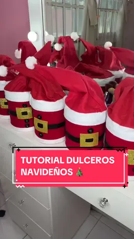 TUTORIAL DULCEROS NAVIDEÑOS🎄🥰 fácil económico y rapido 🥹✨ #manualidades #tutorial #navidad #feliznavidad 