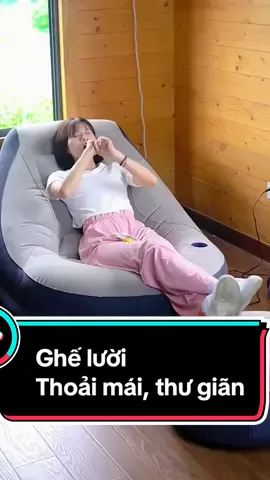 Thư giãn sau những giờ tăng ca, học tập bằng chiếc ghế lười này thì chill chil phải biết #ghehoitualungthugian #ghehoitualungbocnhung #gheluoi #xuhuong #foryou #viral #saletet #genzlife 