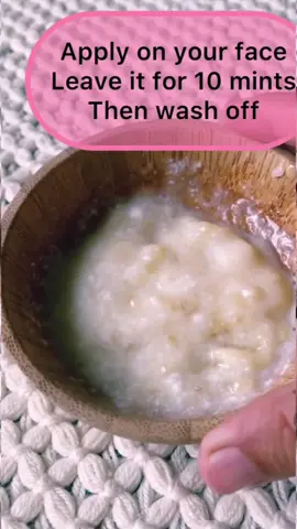 Face mask for clear skin #homeremedy #natural #easy #tryitout #facepack #healthyskin  #banana #yogurt 