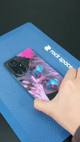 Diving into Cool Vibes with My Fresh Phone Skin! 🤘#phoneskin #anime #rockspace #cellphonebeautify #phoneskinprinter #phonecase #phoneprotection #cuttingmachine #foryou