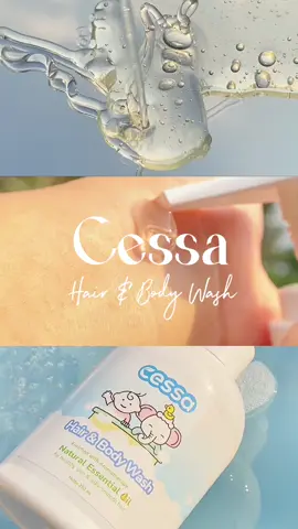 Cessa hair & body wash aman untuk newborn karena SLS, SLES Dan Paraben Free. Selain itu, cessa memberikan aroma yang segar untuk bayi🍃 #cessa #ugc 