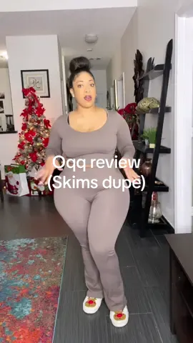 For reference I have on a size large 🥰 #outfitinspo #outfitideas #curvyfashion #curvytiktok #curvycommunity #oqq #oqqlongsleeve #oqqflareleggins #oqqflaredleggings #skimsdupehaul #skimsdupetop 