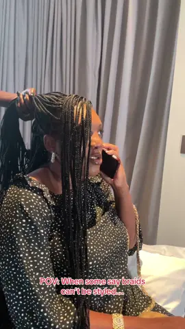 Braids styling for a beautiful bridemaid 😍 the pressure was real but she was very happy! What do you think?  #braidstutorial #braidstyles #blackqueen #braidstutorials #blackbeauty #bridesmaiduk #naturalhairstylist #fyp #hairstylistsoftiktok #BeautyTok #ukhairstylist #ukhairstylists #ukweddings #braidedhairstyle #braidedhairtutorial 