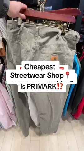 Primark in Manchester, Liverpool and Birmingham have massive second hand vintage streetwear stores that are massively underrated - great hidden gem if you are into affordable streetwear clothing. Many bargains to be had thrifting #secondhand #thrifting #streetwearshopping #streetwearshops #carhartt #wornwellprimark #streetwearhiddengem