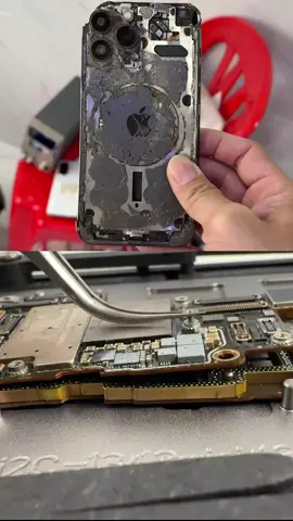 Destroyed iPhone 13 Pro Max Restoration #restore #restoration #iphone #iphone13promax #smartphone #destroyed #destroyedphone 