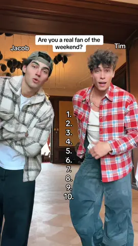 How many did you know? 😂 @jacob rott #fyp#elevatorboys#theweeknd