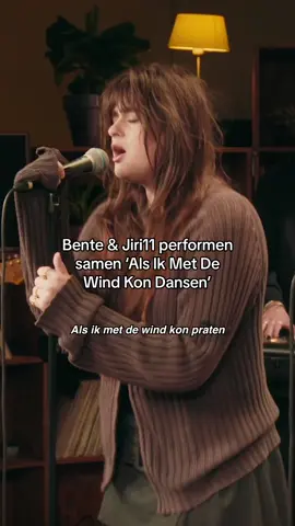 @Bente 🤝🏼 @Jiri11  Bente was te gast bij PODIUM ZWART: Unplugged, hierbij heeft Jiri speciaal voor de aflevering een eigen verse geschreven op de track ‘Als Ik Met De Wind Kon Dansen’❤️ Check de hele aflevering op NPO start #fyp #bente #jiri11 