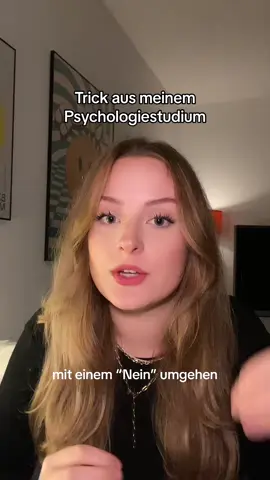 ‘nein’ ist auch nur ein Wort, schreib dem nicht so viel Bedeutung zu :)