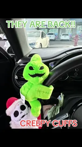 Creepy Cuffs are back at Target!! #fyp #vegas #christmastiktok #christmas #haul #shopping #target #targetfinds #targetcart #creepycuffs #oogieboogie #nightmarebeforechristmas 