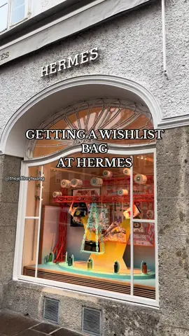 Comment down below which bag you think I got and color! #hermes #salzburg #birkin #hermeskelly #luxuryvlog 