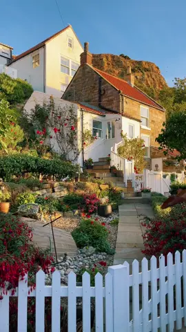 Sunrise at Runswick Bay // #foryou #fyp #travel #Nature #runswickbay 