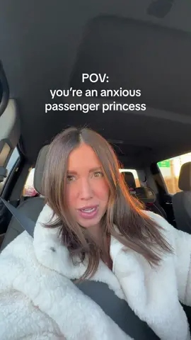 I dont like being a semi truck sandwich😭#MomsofTikTok #roadtrips #momlife #passengerprincess #passengerprincessforlife #wifelife 