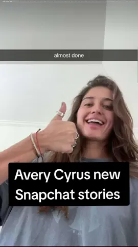 Avery Cyrus new Snapchat stories #averycyrus #wlw #fyp #viral #mileycyrus 