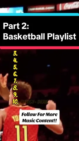 Part 2 | Enjoy 10 more additional  songs to add to your Basketball Playlist! #basketballmusic #basketballplaylist #pregameplaylist #pregamehype #basketball4life #fyp #pumpupsongs 