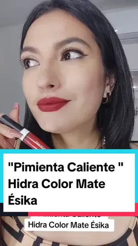 #pimientacaliente #hidracolormateesika #labialmate #iamgladys #belcorp #sociaempresarialbel #coolkids #negocios #ventas #emprender #belleza 