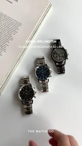 1 2 3, it’s time to grab your new watches! 👀 Shop Iconic Link Chronograph #thewatchco 