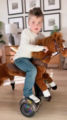 Do you ever buy something for your kids and wish that you could have had one yourself when you were little? Because I feel that about @Power Pony  I have never seen a toy this cool before! My boys are obsessed. They can ride their ponies outside on the driveway, on the grass, inside - basically all over! They can also double ride because they hold up to 200 pounds and the battery is long lasting too! Their favorite things to do are race each other and spin - seriously, can I switch lives with them for a day?! The best part - they are now available at Target!  #giftsforkids #toyreview #horse #viral #musthave #coolmom #momof4 #kidstoys #letthembelittle