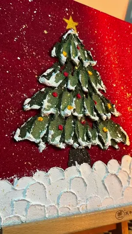 ✨🎄✨🎨 #namiartist #acrylicpainting #speedpainting #art #fanart #fpy #foryou #artist #chirstmas 