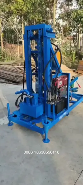 #waterwelldrillingrig HT brand water well drilling machine, with new advanced auto water flow control function.