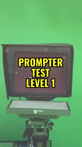As requested by many, here it is! Prompter test challenge level 1 in English. #prompterchallenge #promptertest #newsanchorchallenge #newsanchor 