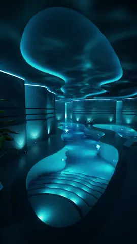Liquid architecture. Created in Unreal Engine 5 and Cinema4D. #UE5 #poolrooms #vaporwave #liminalspaces #aesthetic #C4D #80s #neon #vapourwaveaesthetic #minimalism #retro #retrowave #liminalspaceaesthetic #backrooms #poolcore #pool #dreamcore #unrealengine #nostalgia #surreal #architecture 