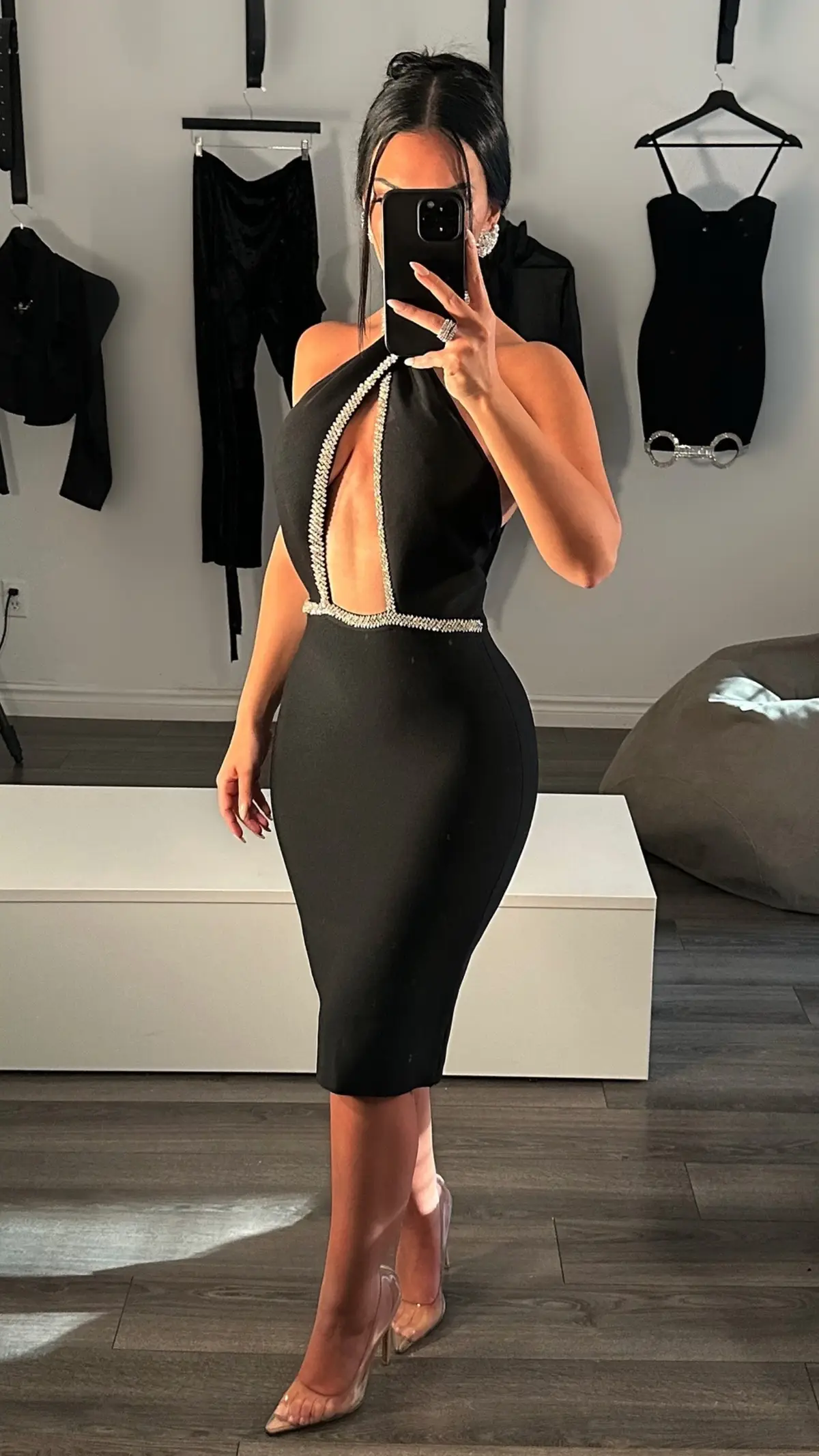 Link in bio to shop 🖤 #fypシ #fashion #bandagedress 