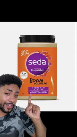 Seda Boom voltou e bora testar em cabelo crespo. #crespotipo4 #sedaboom #novo #fy #comparação #cabelo #nudread #balck 