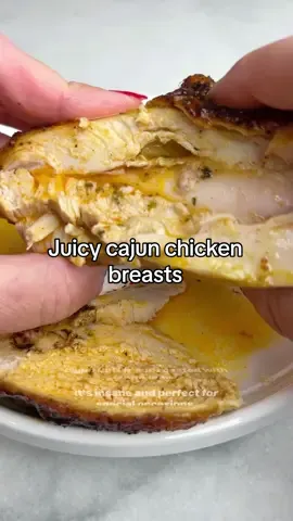 Injected and smothered with herby cajun butter, this roasted chicken is super easy. Recipe linked in bio #roastedchicken #easychickendinner #christmasdinnerideas #cajunchicken #cajunbutter #roastedchickenbreast #holidaydinnerideas 