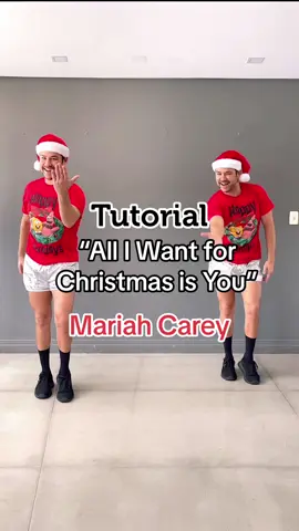 Tutorial #AllIWantForChristmasIsYou @Mariah Carey 🎄  Dc: me 🙋🏻‍♂️ #dancetutorial #mariahcarey #LearnOnTikTok 