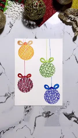 Christmas art idea💡🎄