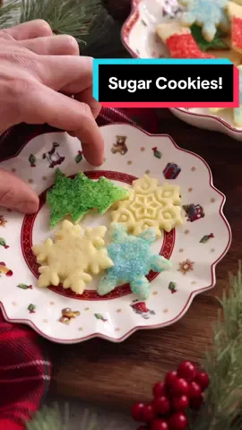 It’s Sugar Cookies Season and you deserve the best recipe with NO spreading! These delicious and buttery treats are a holiday favorite that I love plain out of the oven or decorated with festive icing and sprinkles. Recipe up on the blog #preppykitchen #baker #recipevideo #foryou #sugarcookies #christmas2023