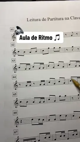 Lição 63 do método que eu criei de Leitura de Partitura na Clave de Sol. Se você gostou, entre no meu grupo de avisos no WhatsApp, o link tá na BIO. Publico muitas coisas legais lá. Boa noite. 🎵✌🏽📚