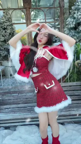 หลงรักซานตี้ 😍 #แฟชั่นการแต่งตัว #เสื้อผ้าผู้หญิง #ชุดคริสมาส #ชุดคริสต์มาส #ชุดซานตี้ 