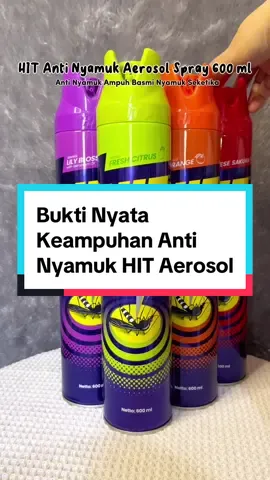 Gak perlu diragukan lagi, HIT anti nyamuk semprot ampuh basmi nyamuk. Nih buktinya, semprotkan ke ruangan yang banyak nyamuk atau kecoak, dalam 15 menit langsung klepek klepek tuh nyamuk. Belinya disini aja, bergaransi #BeliLokal #antinyamuk #antinyamuksemprot #antinyamukspray 