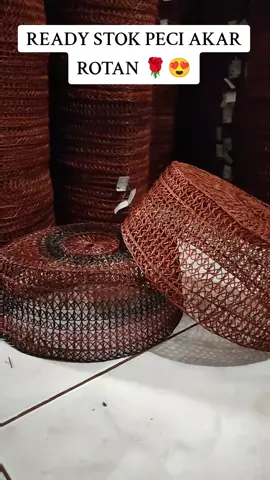 Ready stok songkok peci kopiah akar rotan / resam kalimantan#peci #songkok #pecirotan #peciakar #peciakarkalimantan 