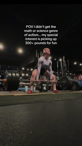 My autism may be a disability, but it also helps me be a better lifter! My brain is wired to love structure, routine, and repetition, which makes powerlifting training a great fit for me :)  #autisminwomen #GymTok #femalepowerlifter #neurodivergent 