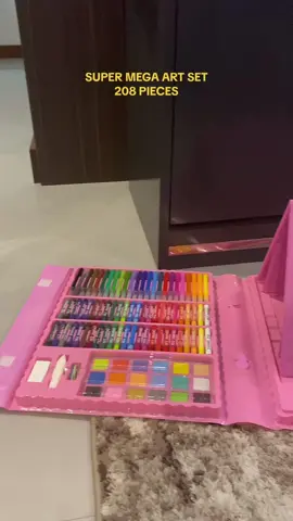 Perfect na perfect po ito para sa mga anak nyo na mahihilog po mag art😍#viralvideo #fypシ #fypppppp #artpencil #supermegaartset208pieces #colorpencil 
