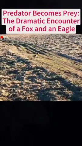 Predator Becomes Prey: The Dramatic Encounter of a Fox and an Eagle #fox #eagle #animals #fyp #tiktok #animalsoftiktok #wildlife #hungting 