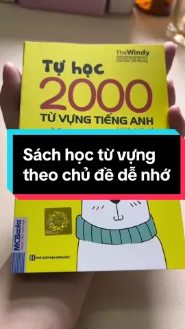 Sách học 2000 từ vựng tiếng Anh theo chủ đề. #tienganhgiaotiep #tuvungtienganh #sachtienganh #mcbooks #sachtuvung 