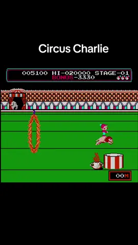 #CircusCharlie #nintendo #nes #dandy #8bit #game #денди #игра #8бит #цирк 