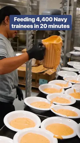 Over 50 cooks and nearly 100 waitstaff serve Navy trainees three meals a day. #buffalochicken #lunch 