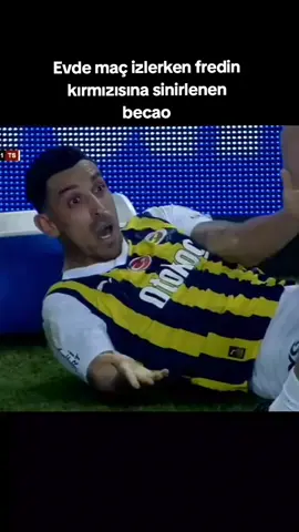 Becao çok sinirli bir futbolcu belki evde televizyona bile yumruk atmış olabilir #sinirli #irfancankahveci #zorbayküçük #hakem #becao #fenerbahcemiz #fenerbahcesk 